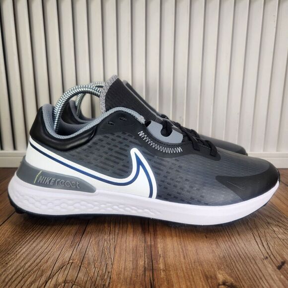 Nike Infinity Pro 2 DM8449-001 Mens 8 Wide Black Anthracite Spikeless Golf Shoes - Picture 1 of 10